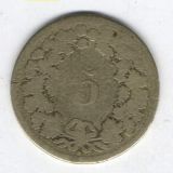 5 Rappen 1850 - sch&ouml;n